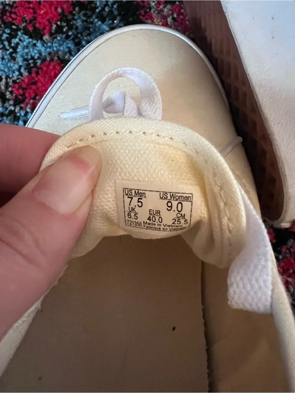 Vans Classic Low-Top Sneakers in Cream